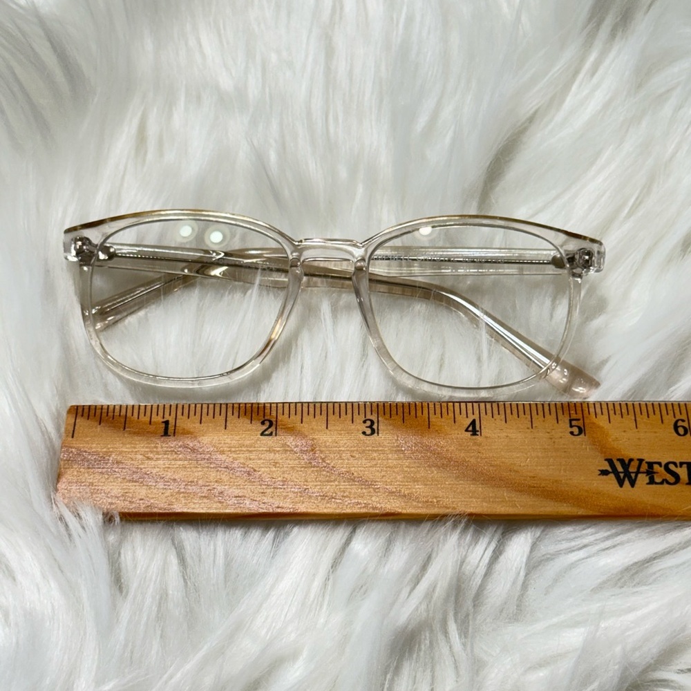 Clear Plastic Eyeglasses Frames Eyewear Unisex - image 2